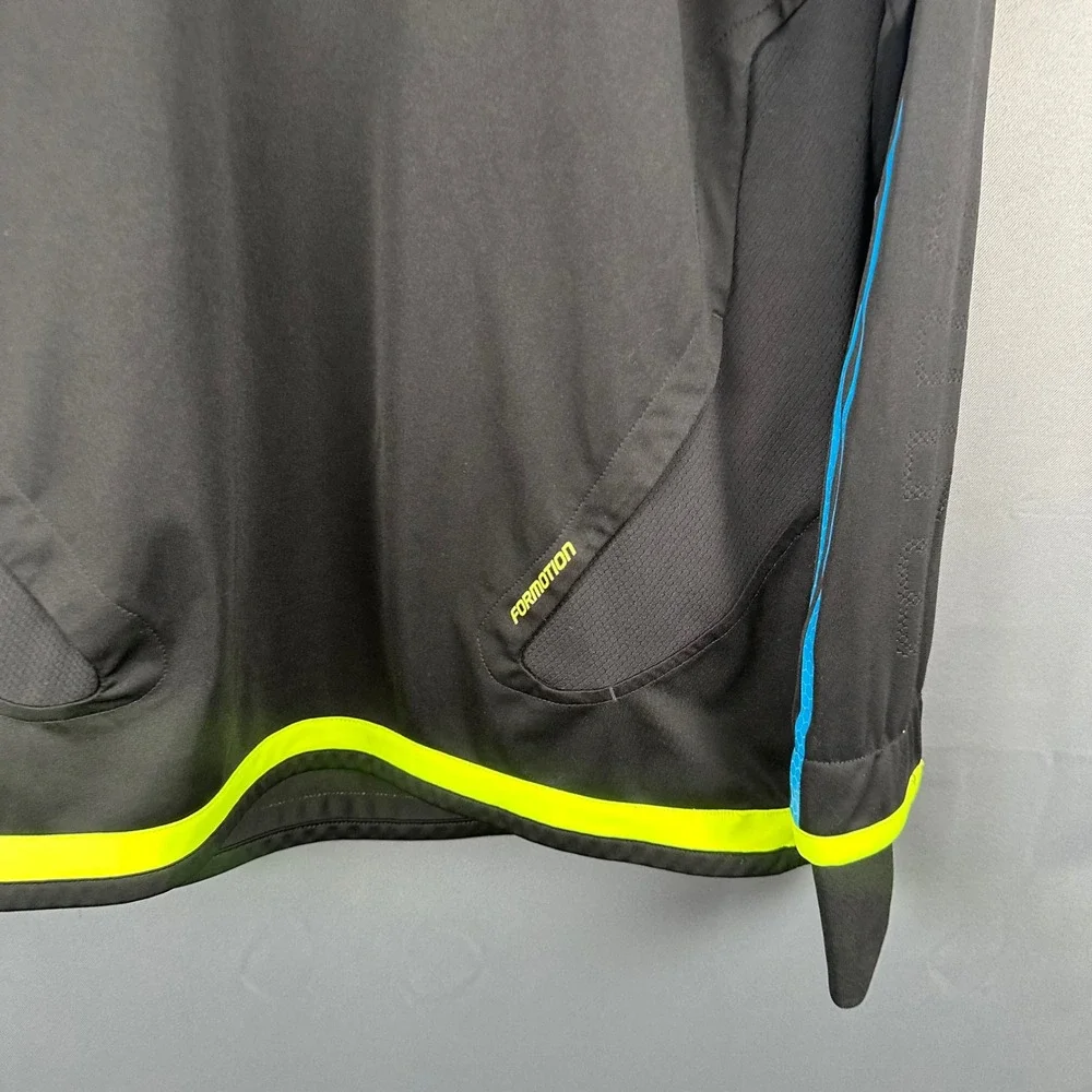 Adidas Predator Formotion Mens Black Blue Neon Yellow Soccer Training Top Medium